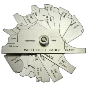 MG-11 Acero inox. FILLET galga soldadura para inspecion